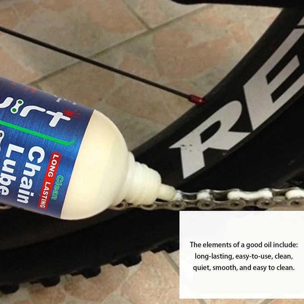 120ML Bicycle Chain Waxy Maintenance Oil Squirt MTB Road Bike Chain Gear Oil Lube