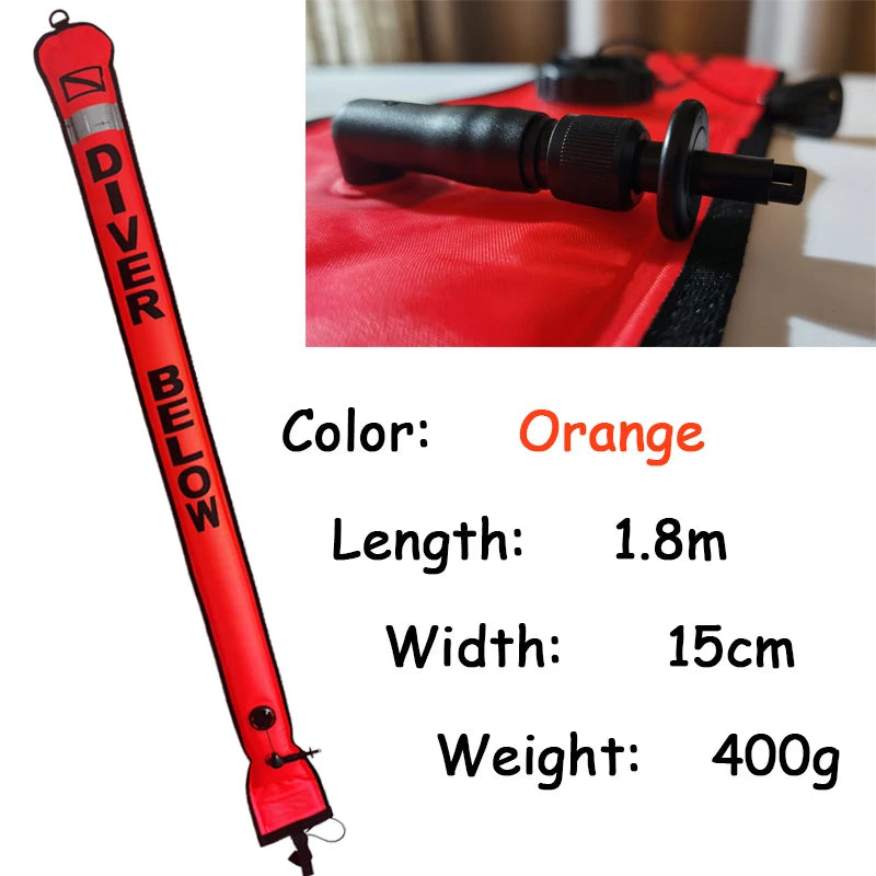 DIVING SMB 1.2m 1.5m 1.8m Buoy