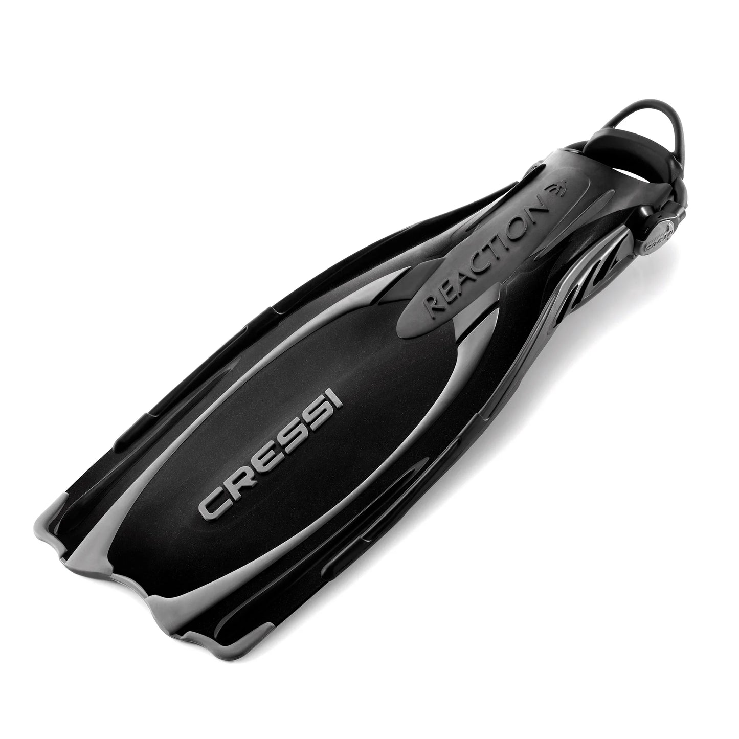 Cressi REACTION Scuba Diving Fins Powerful Open Heel Long Blade