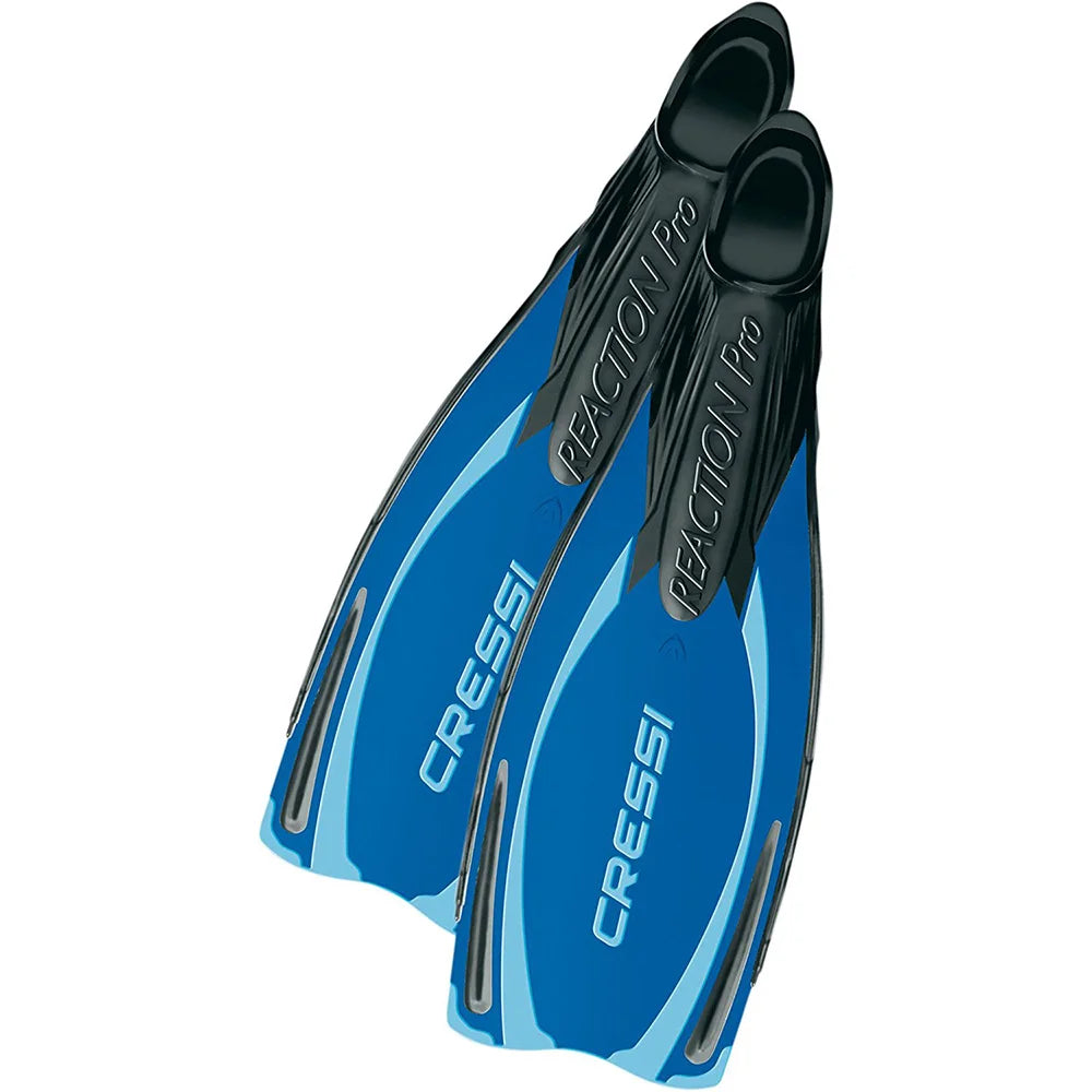 Cressi Reaction Pro Scuba Diving Fins Full Foot Long Blade