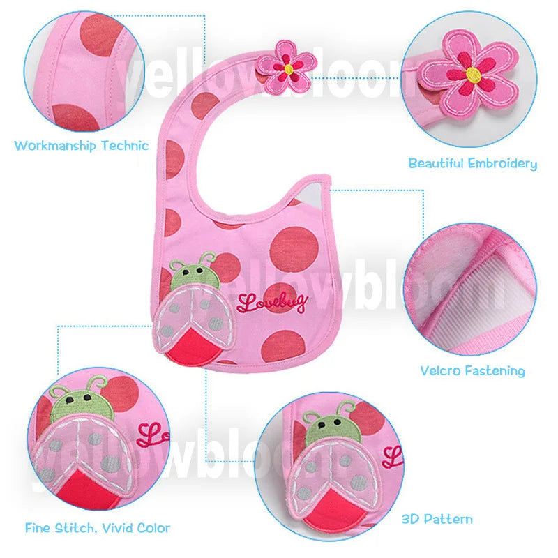 [Littles&Bloomz] Baby Feeding Bibs Waterproof Apron