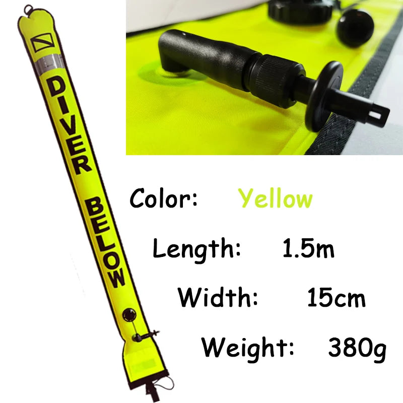 DIVING SMB 1.2m 1.5m 1.8m Buoy