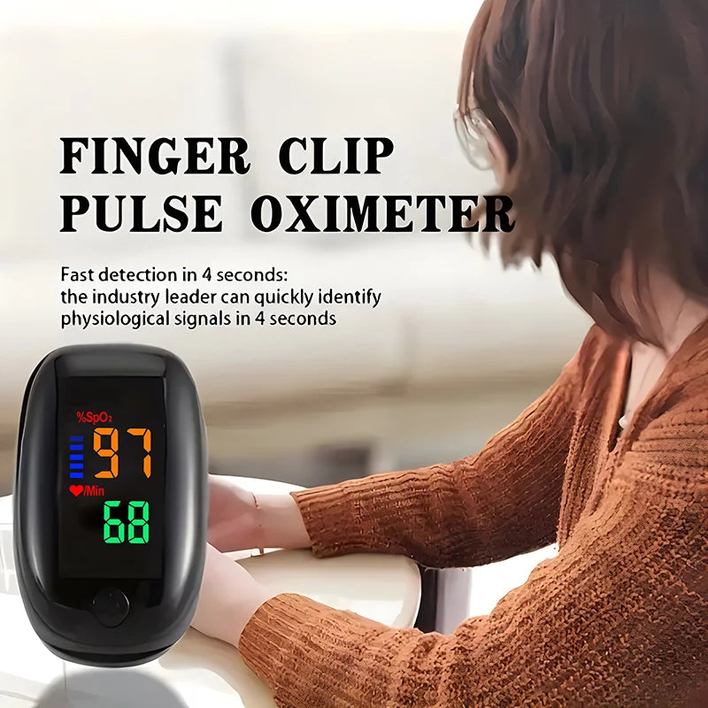 Oximeter Digital Fingertip Pulse Blood Oxygen Saturation Meter SPO2