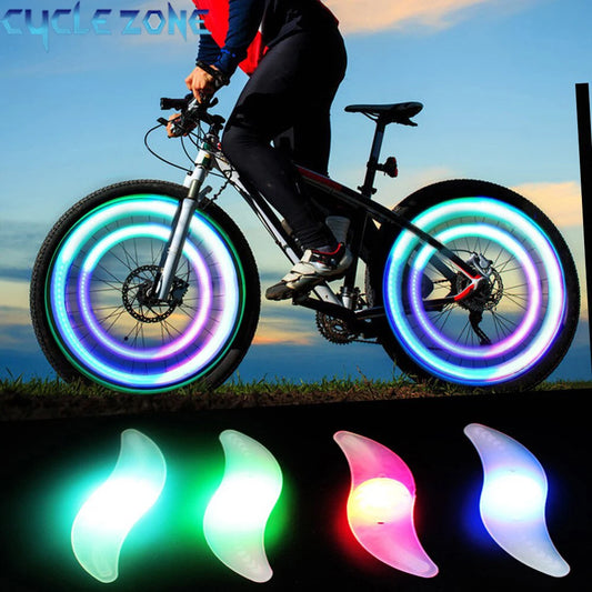 Colorful Bike Wheel Spoke Light Waterproof