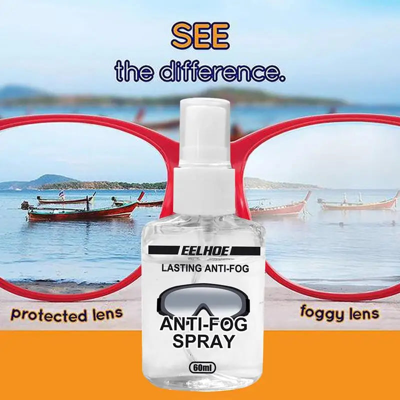 Anti-Fog Spray For Swim Goggles Scuba Dive Mask Lens Cleaner 60ml