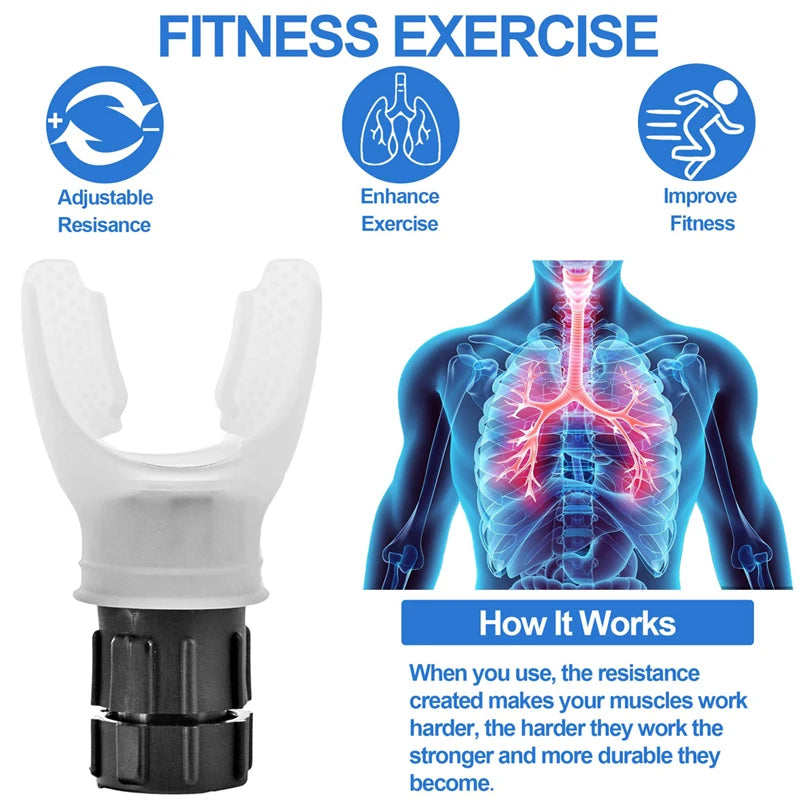 Breathing Trainer Lung Flexer Durable Fitness Exerciser