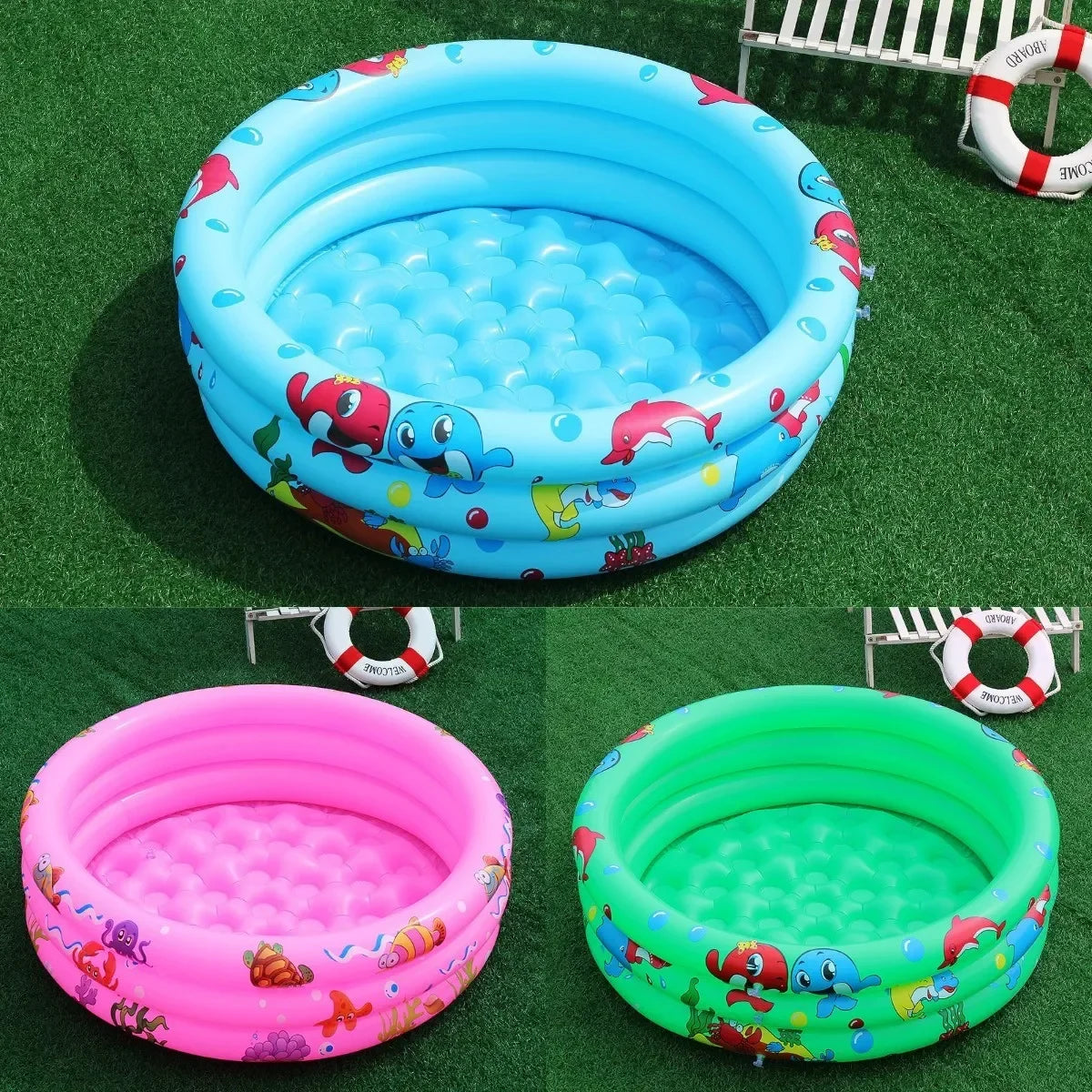 Reusable Inflatable Swimming Pool Double Layer