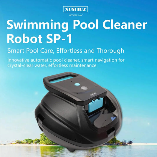XUSHIDZ SP1 Robot Pool Cleaner Cordless Rechargeable Battery With Intelligent Route Planning
