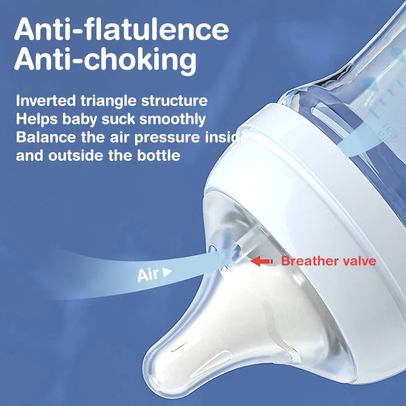Newborn Feeding Bottles 90ML/160ML Anti-flatulence Milk Feeding Bottles