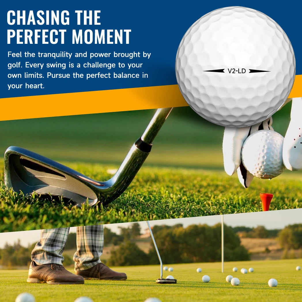 Caiton 50pcs 2-Layer Golf Balls