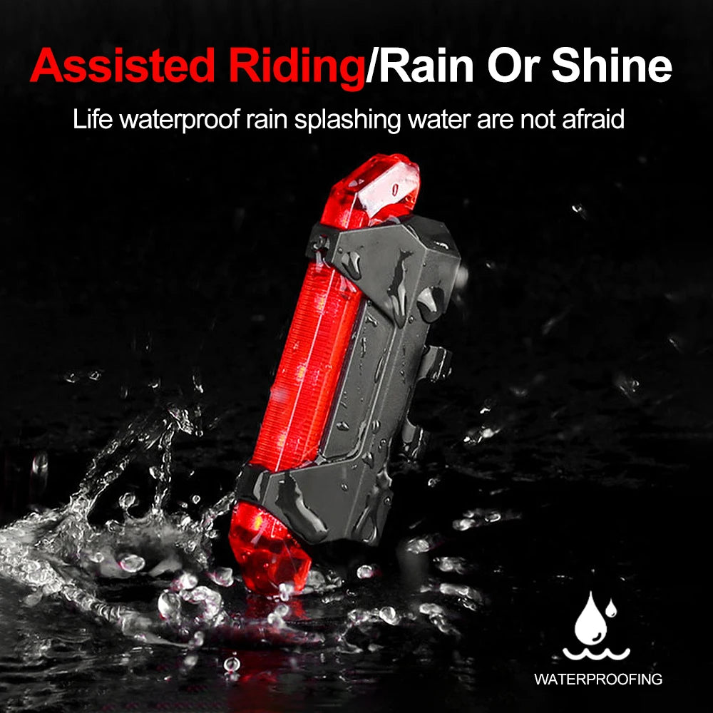 USB Rechargeable Bike Light Taillight