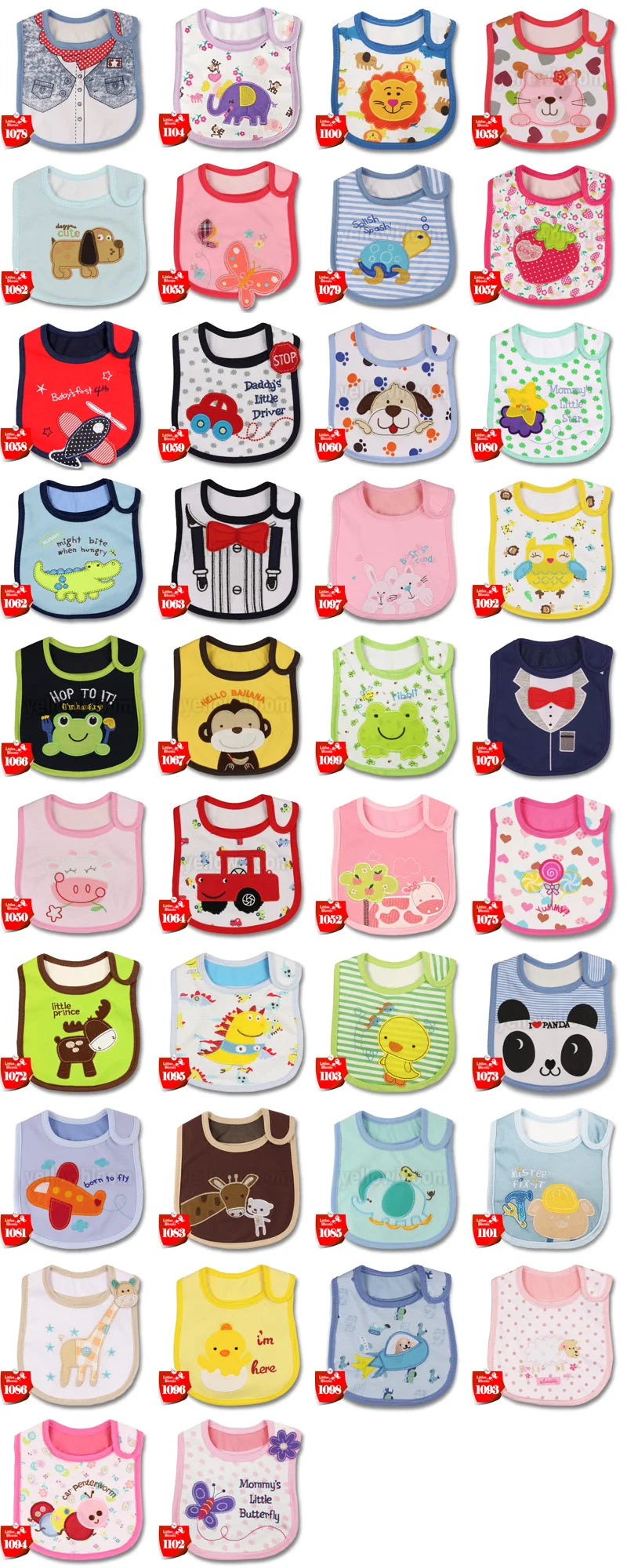 [Littles&Bloomz] Baby Feeding Bibs Waterproof Apron