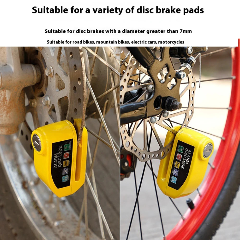 Motorcycle Alarm & Disc Brake Lock