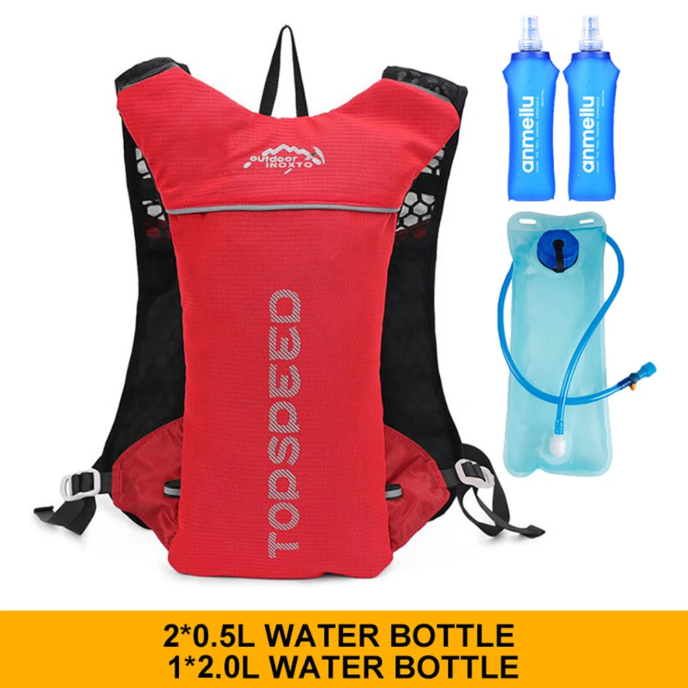 Outdoor Trail Running 5L Ultralight Backpack Hydration Jogging Vest
