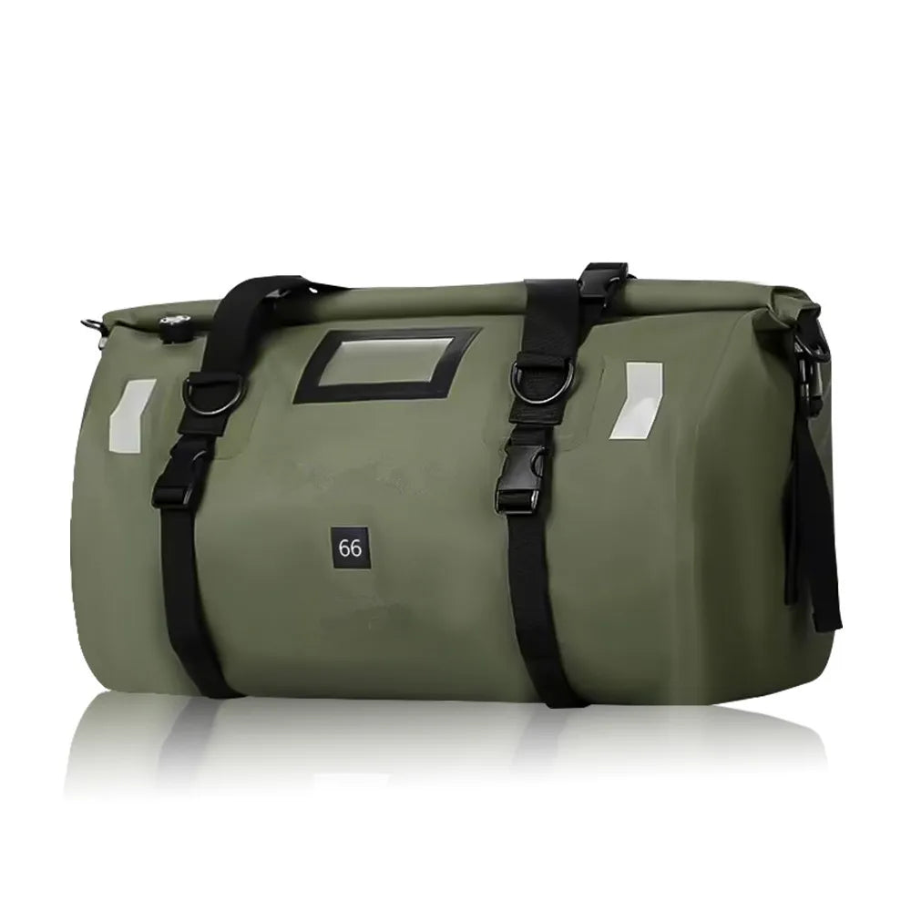 Motorcycle Dry Bag Waterproof Reflective Tail Luggage