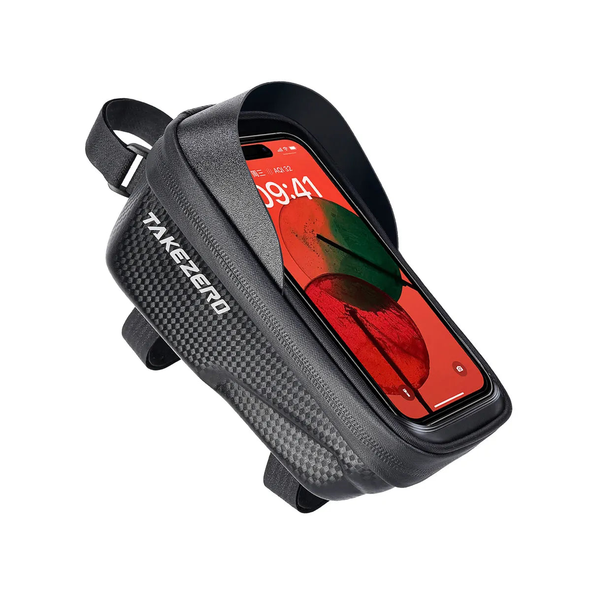 TAKEZERO A2 Mountain Bicycle Bag - Hard Shell Mobile Phone Handlebar Bag