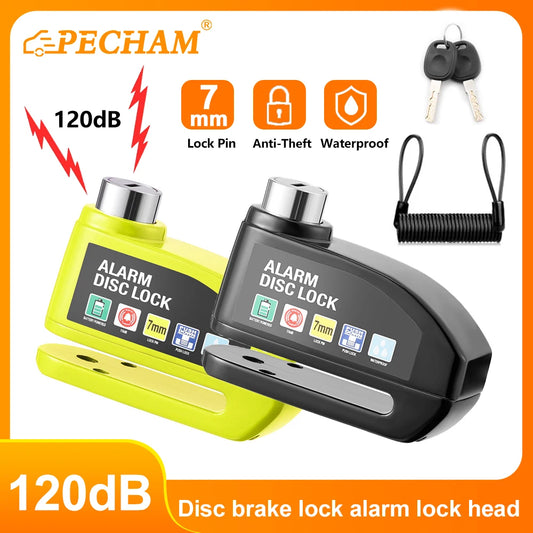 Motorcycle Alarm & Disc Brake Lock