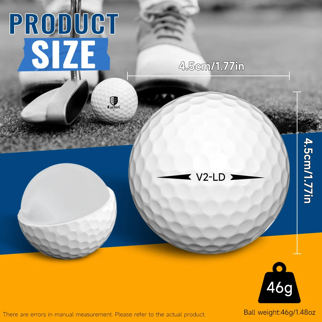 Caiton 50pcs 2-Layer Golf Balls
