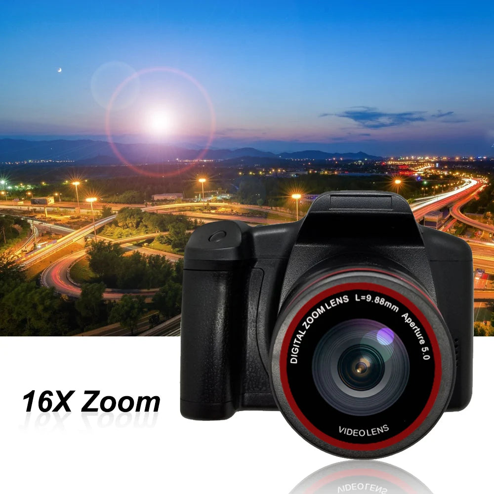 Digital Camera 16X Focus Zoom Design Resolution 1920*1080