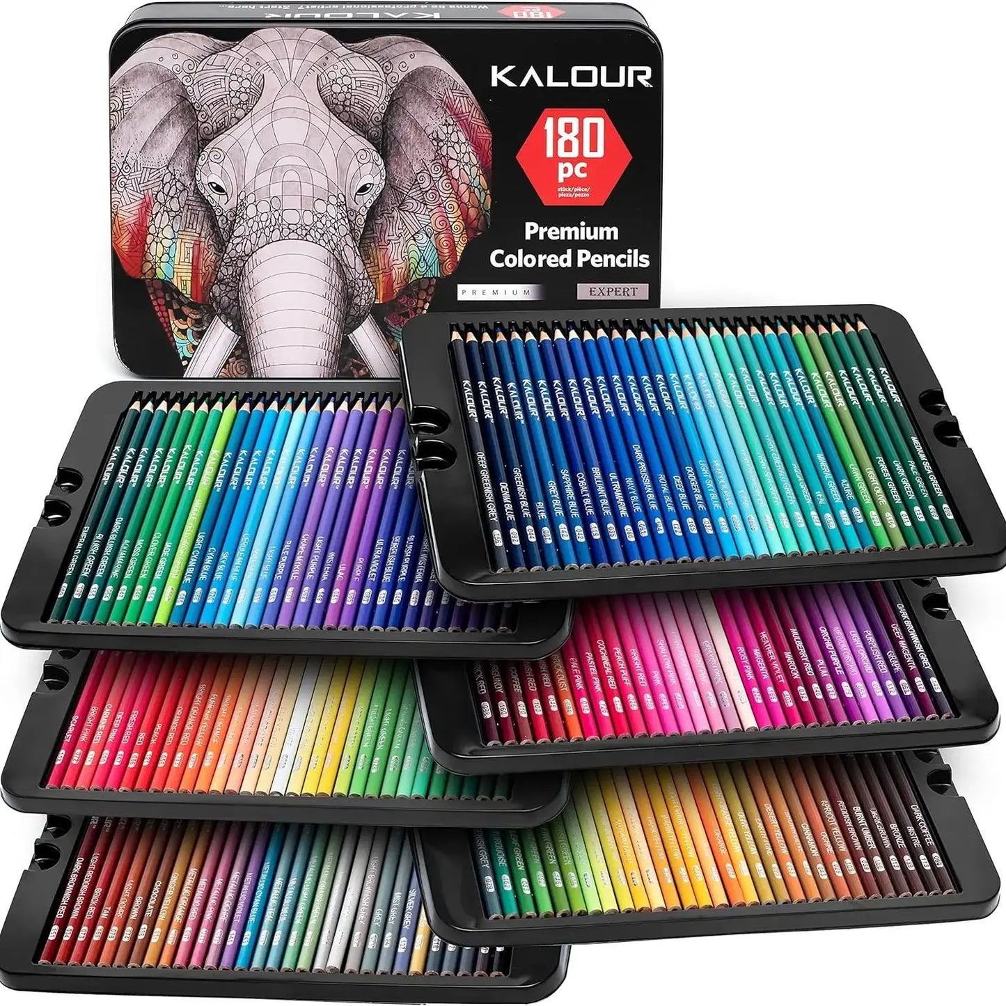 KALOUR Oil Colored Pencils Set Professional Drawing
