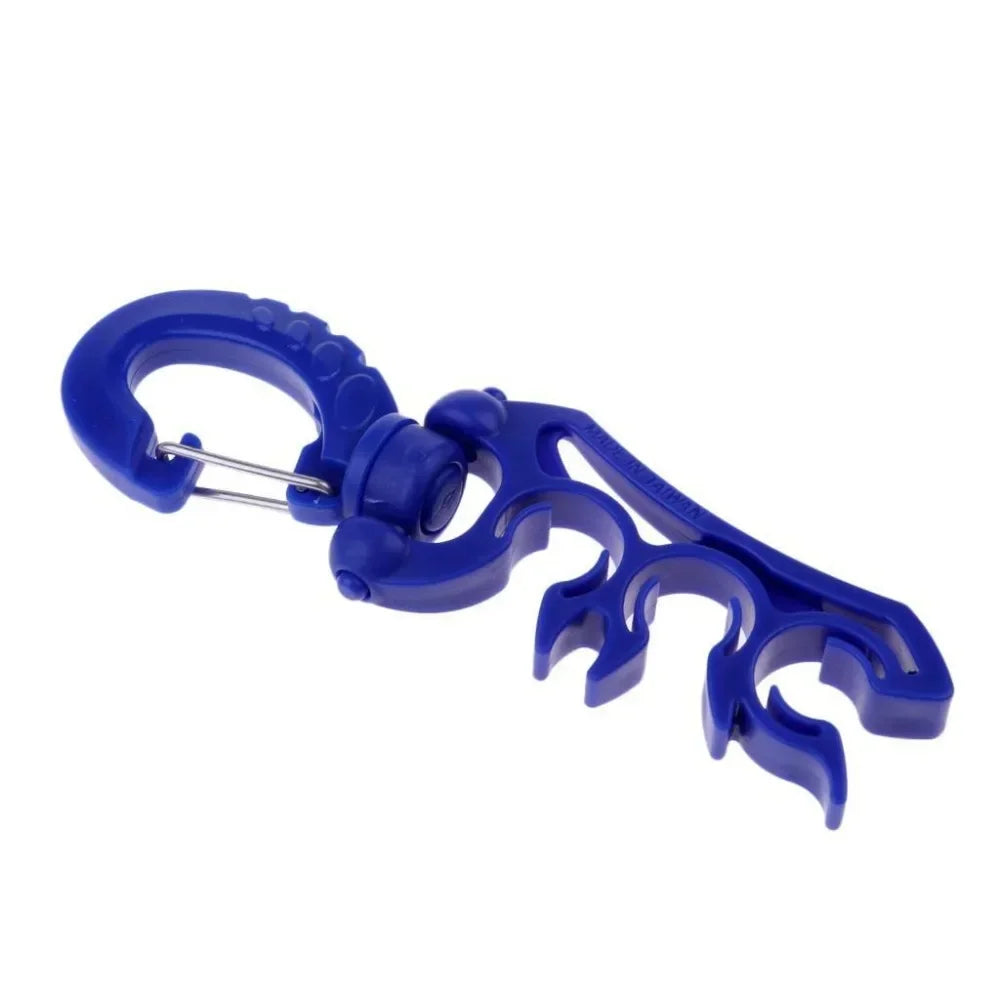 Scuba Diving Triple Regulator BCD Hose Holder Octopus Retainer BCD Clip