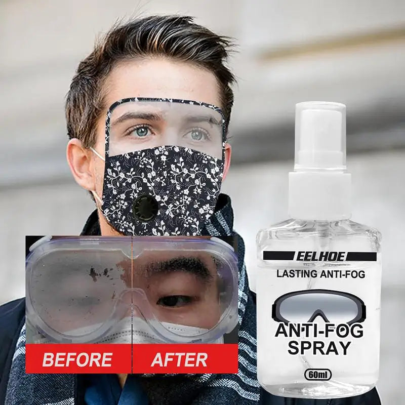 Anti-Fog Spray For Swim Goggles Scuba Dive Mask Lens Cleaner 60ml