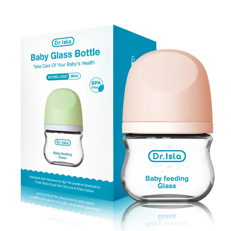 Newborn Feeding Bottles 90ML/160ML Anti-flatulence Milk Feeding Bottles