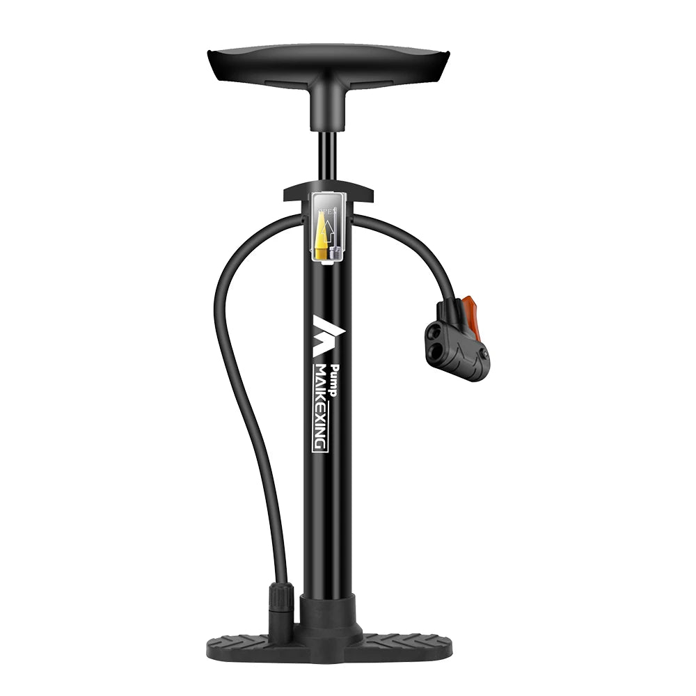 Bike Pump with Gauge Multi-functional Inflator for Bicycles and Cars 160PSI