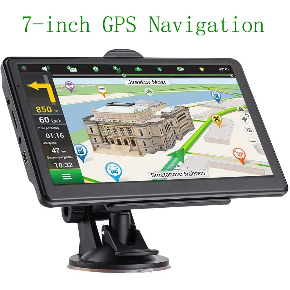 Europe Car GPS Navigation 7 Inch Touch Screen GPS Navigator