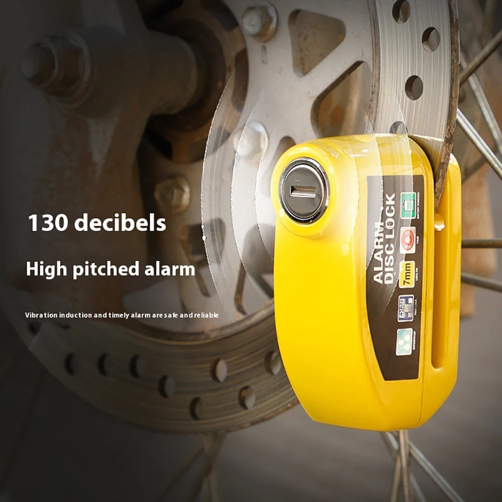 Motorcycle Alarm & Disc Brake Lock