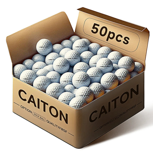 Caiton 50pcs 2-Layer Golf Balls