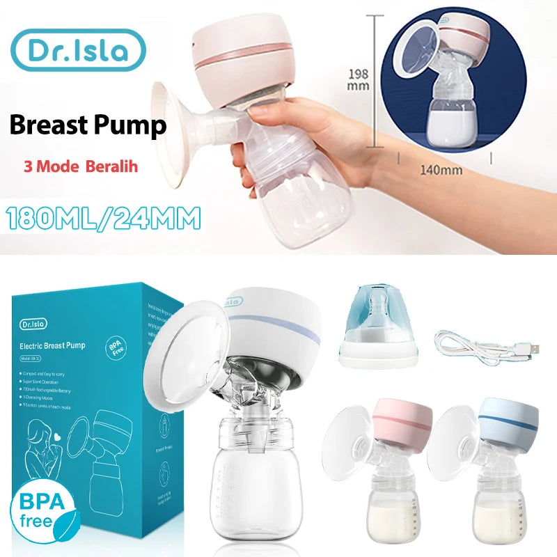 Dr Isla's Electric Breast Pump Intelligent Integrated High Suction Breast Pump