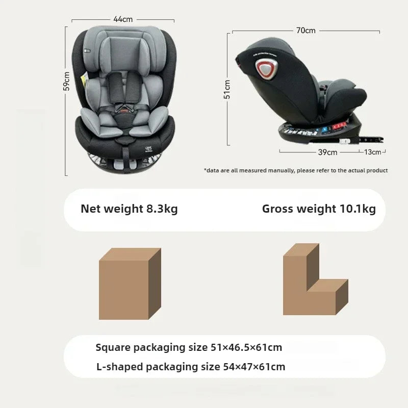 2025 NEW car seat newborn,ISOFIX interface child car seat 0-12 years old
