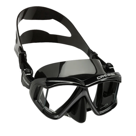 Cressi Scuba Diving Mask Professional Tempered Glass Lens Pano4