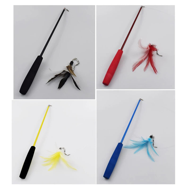 Cat Interactive Stick Teaser Toys