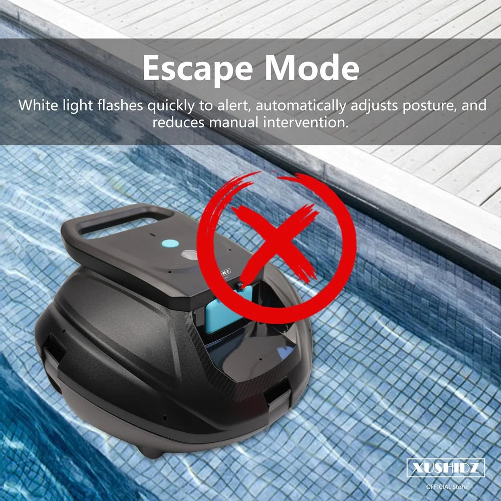XUSHIDZ SP1 Robot Pool Cleaner Cordless Rechargeable Battery With Intelligent Route Planning