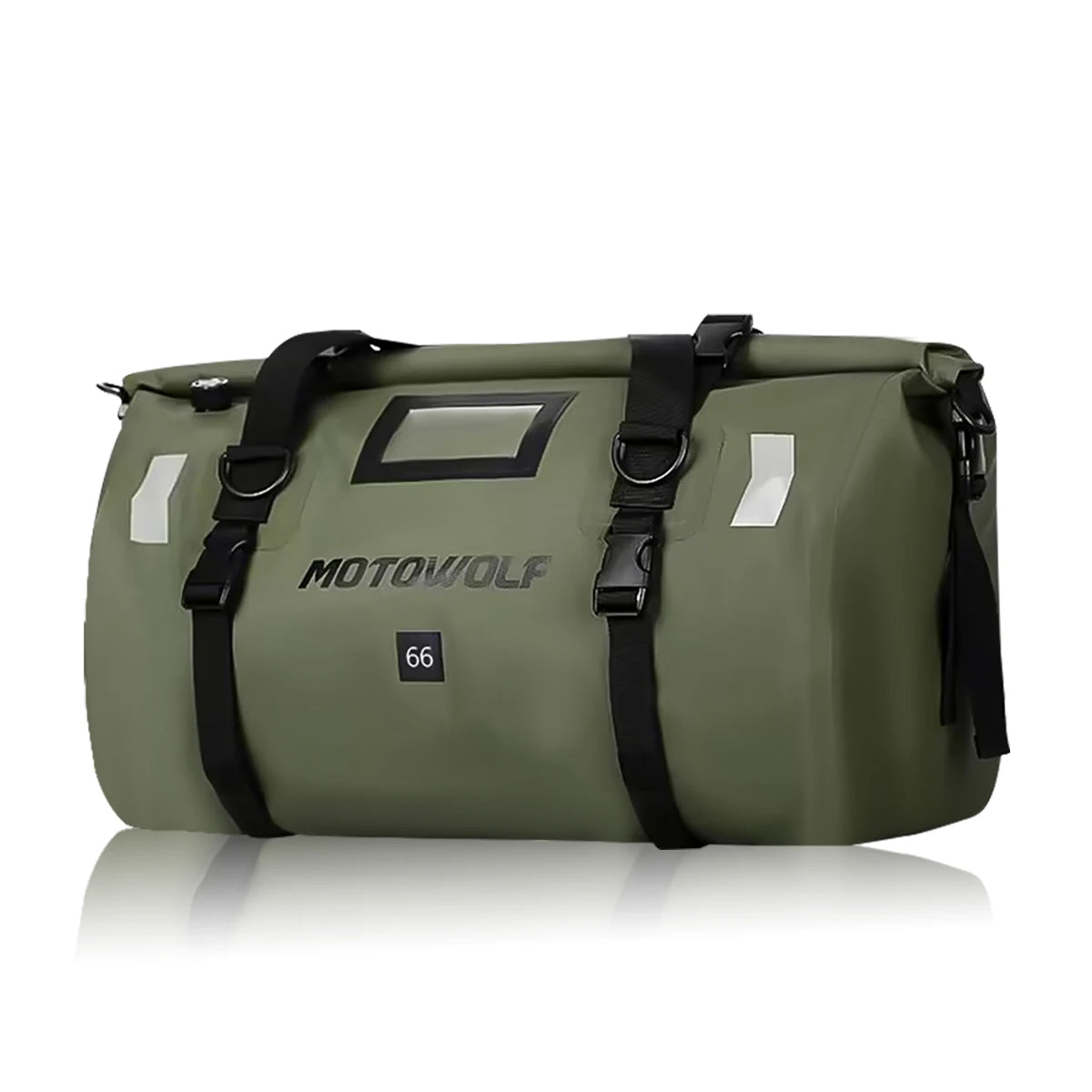 Motorcycle Dry Bag Waterproof Reflective Tail Luggage