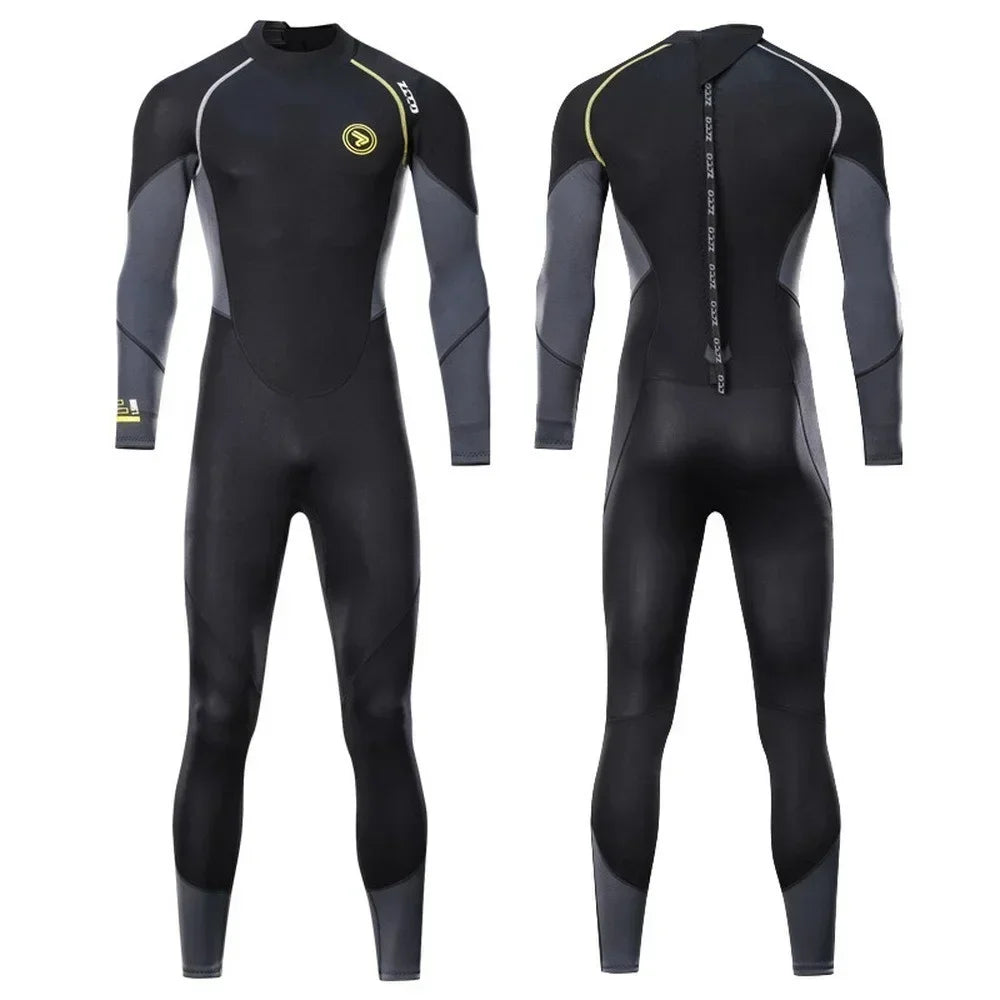 1.5mm Men's Long Wetsuit Neoprene Material Warm Lining