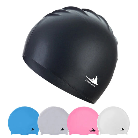 Silicone Swimming Cap Men Women Swim Pool