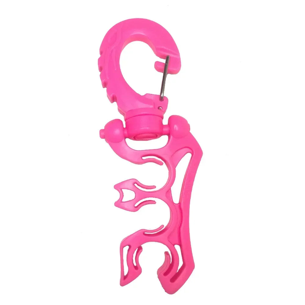 Scuba Diving Triple Regulator BCD Hose Holder Octopus Retainer BCD Clip