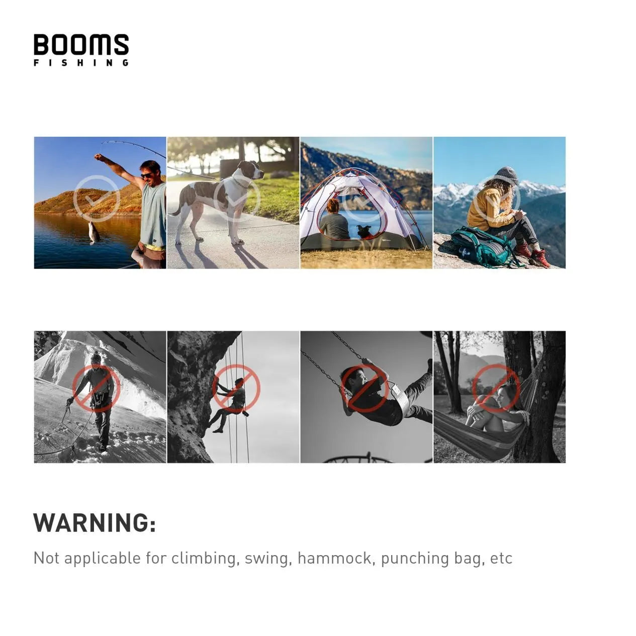 Booms CC1 6Pcs Aluminum Alloy Carabiner Keychain