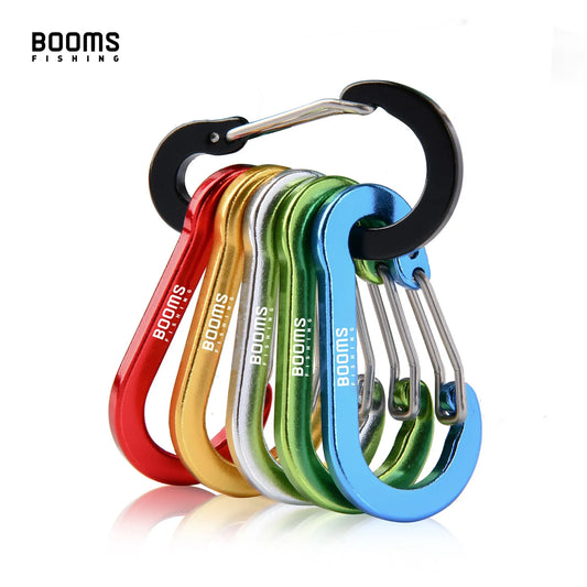 Booms CC1 6Pcs Aluminum Alloy Carabiner Keychain