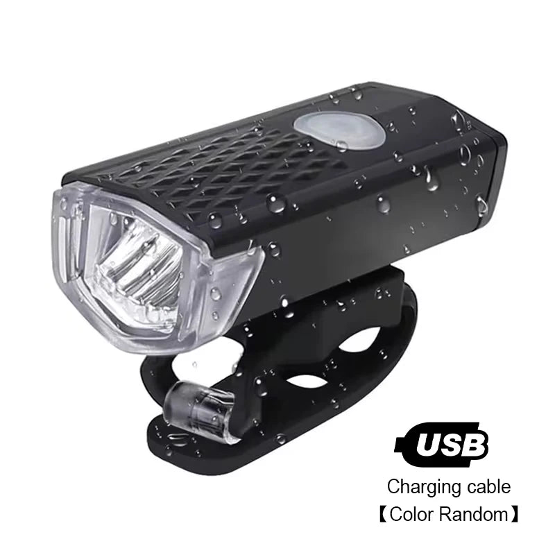 Bike Front Lights USB Rechargeable LED Bicycle Lamp for Night Riding