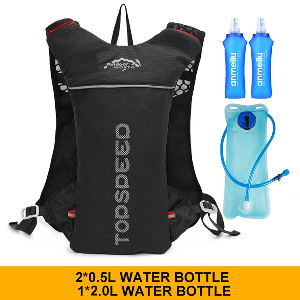Outdoor Trail Running 5L Ultralight Backpack Hydration Jogging Vest