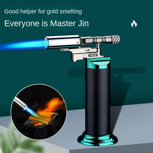 Powerful Windproof Blue Flame Jet Torch Gas Lighter