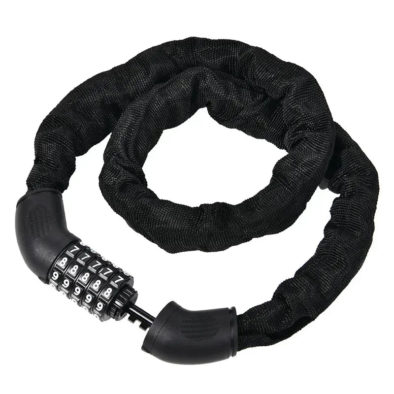 Motorcycle combination lock chain anti-theft