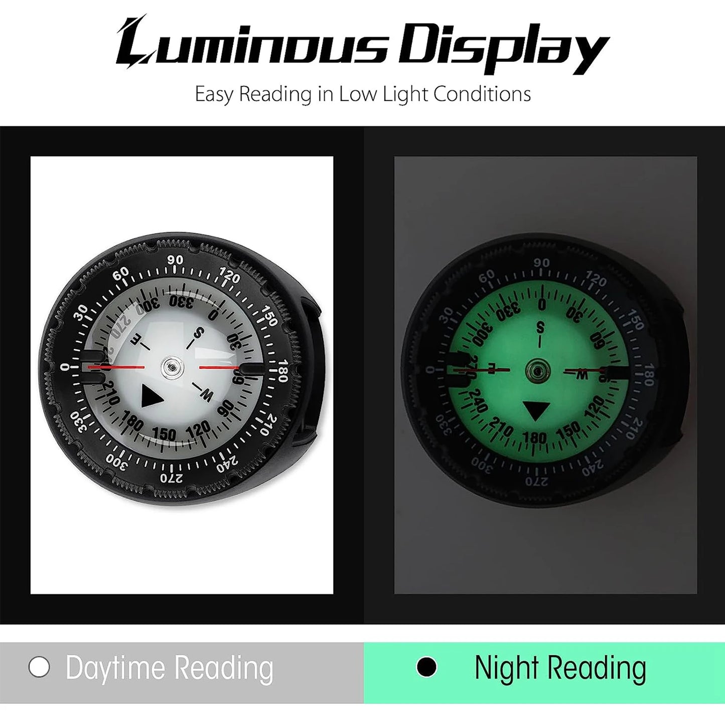 Underwater 50m Diving Compass Professional Watch