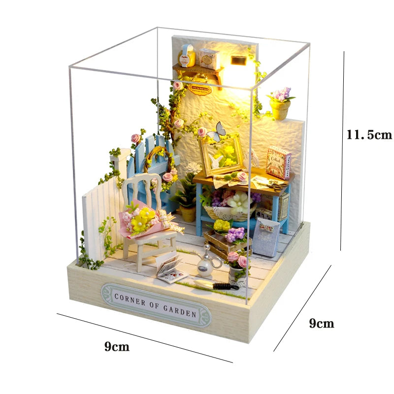 DIY 3D Puzzles Wooden House Model Building Kits