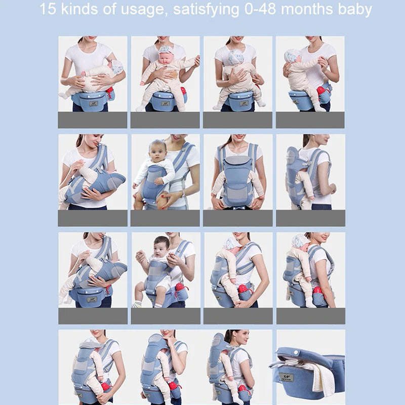 Newborn Ergonomic Baby Carrier Backpack Hipseat
