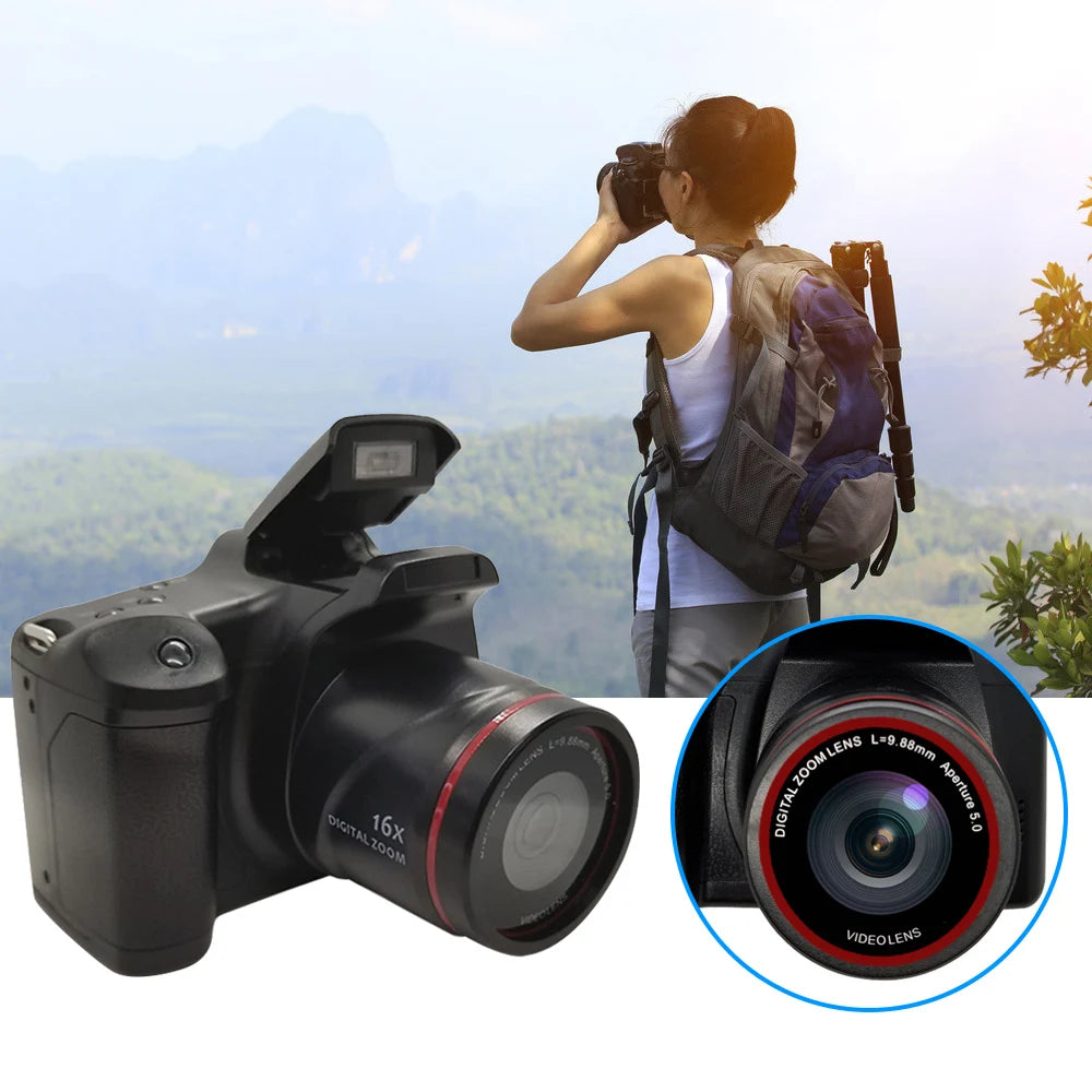 Digital Camera 16X Focus Zoom Design Resolution 1920*1080